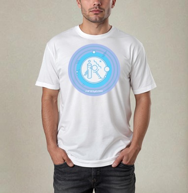 VARENYE T-SHIRT LETTER R / ФУТБОЛКА ВАРЕНЬЕ С БУКВОЙ R, Футболка / Мужчинам / Pure / Белая / C принтом