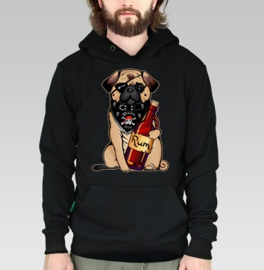 Pirate pug - Купить мужские толстовки regular секс в Москве, цена мужских толстовок regular секс с прикольными принтами - магазин дизайнерской одежды Maryjane, страница 2