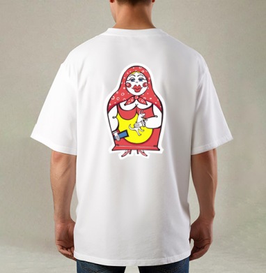 О, матрешка - Магазин футболок DmitriyM - Дизайнерские принты
