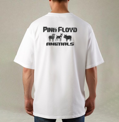 Стильная графика по мотивам альбома Pink Floyd Animals Пинк Флойд Животные - Магазин футболок Wladimir. Дизайнерские принты.