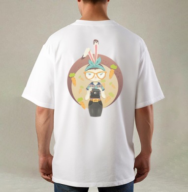 Hipster Bunny / Зайка-хипстер - Yuzach Art Shop