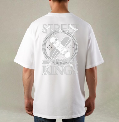 Эмблема STREET Skateboarding Kings – стиль и символизм - Магазин футболок mwpicasso