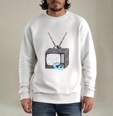 ТV-shirt, Свитшот мужской белый