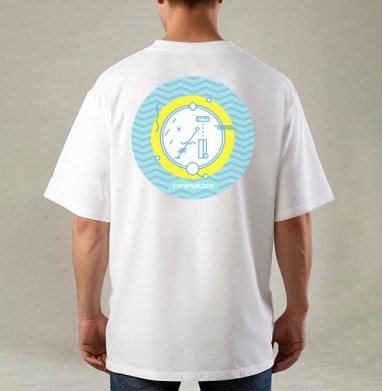 VARENYE T-SHIRT LETTER A / ФУТБОЛКА ВАРЕНЬЕ С БУКВОЙ А, Футболка / Мужская / Оверсайз / С принтом на спине