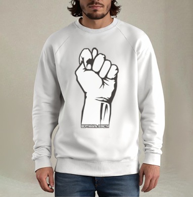 Raised Fist / Поднятый кулак символ сопротивления и вертикаль власти плакат - Купить Товары с принтом 
