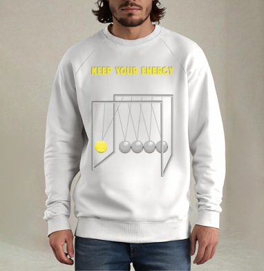 KEEP YOUR ENERGY / Сохраняй энергию - Магазин футболок MayaVisotskaya - Дизайнерские принты