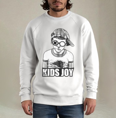 Стильный Монохромный Подросток В Очках KIDS JOY - Магазин футболок Sareksun - Дизайнерские принты