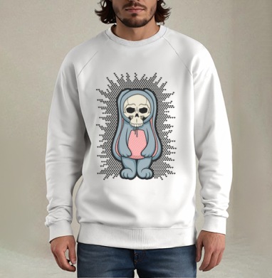 Няшечка, Свитшот мужской белый