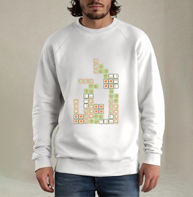 Яркая Тетрис-суши плитка – оригинальный арт-принт - Магазин футболок kostolom3000