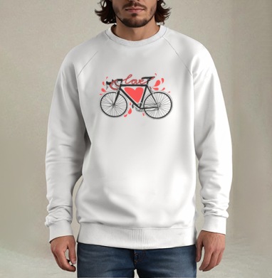 Велосипед «Love» с яркими акцентами в поп-арт стиле - Artxsmart's shop