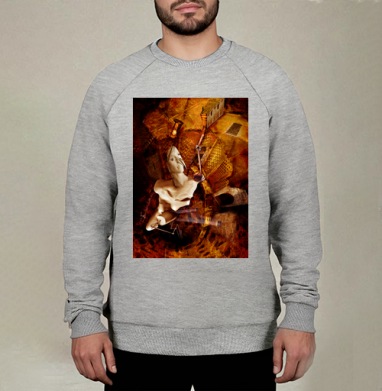 Путь, Свитшот мужской меланж начес/петля