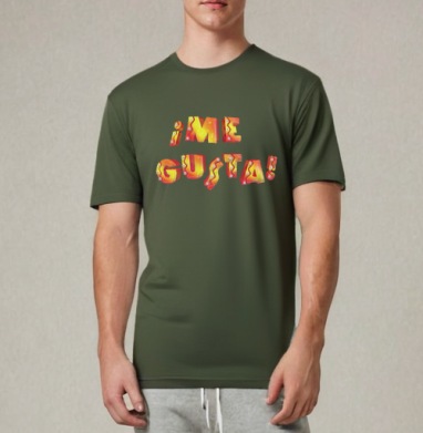 Me gusta! / Мне нравится, Футболка мужская REGULAR темный хаки