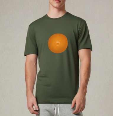 Orange (Живая Азбука), Футболка мужская REGULAR темный хаки