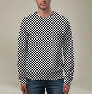 Шахматы, Свитшот мужской 3D
