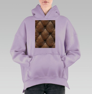 artep_leather, Hoodie Oversize Fiolet, утепленная