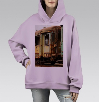 artep_ru___train, Hoodie Mono Fiolet, оверсайз, утепленная