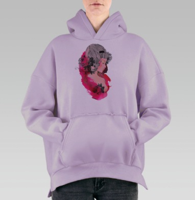 Baroque, Hoodie Oversize Fiolet, утепленная