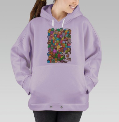 Безумный портал, Hoodie Oversize Fiolet