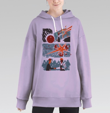 Челябинск, Hoodie Long Oversize Fiolet
