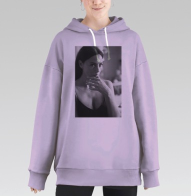 kinopoisk.ru-Monica-Bellucci-21094, Hoodie Long Oversize Fiolet