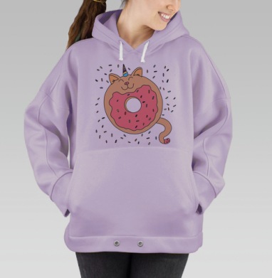 Котопончик, Hoodie Oversize Fiolet
