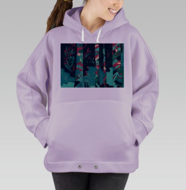 Лес фантазий, Hoodie Oversize Fiolet