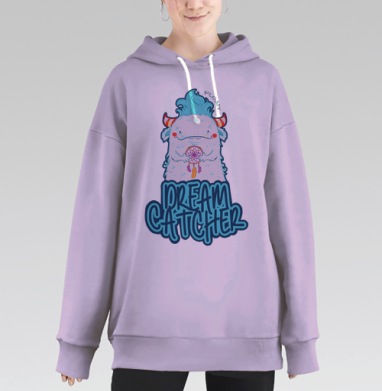 Ловец снов Флози, Hoodie Long Oversize Fiolet