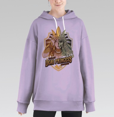 Мертвая царевна, Hoodie Long Oversize Fiolet