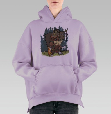 Михалыч вернулся!, Hoodie Oversize Fiolet, утепленная