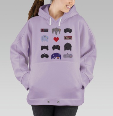 МОЕ ДЕТСТВО, Hoodie Oversize Fiolet