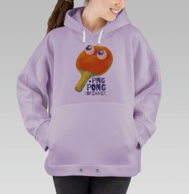 Пинг-понг дример, Hoodie Oversize Fiolet