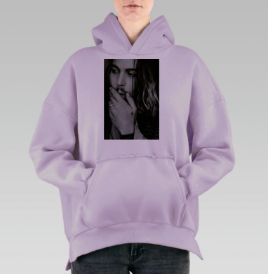 Самоделка, Hoodie Oversize Fiolet, утепленная
