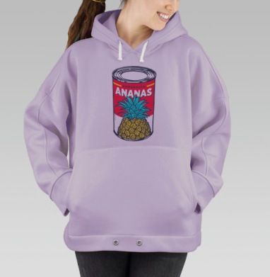 Сгущённый ананас, Hoodie Oversize Fiolet