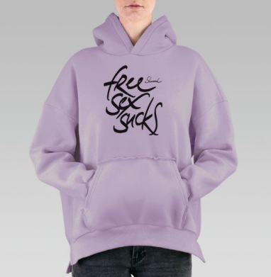 Shanovich, Hoodie Oversize Fiolet, утепленная