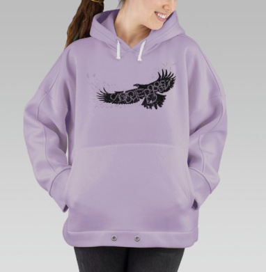 Слово не воробей, Hoodie Oversize Fiolet