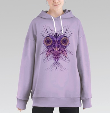 Sva4, Hoodie Long Oversize Fiolet