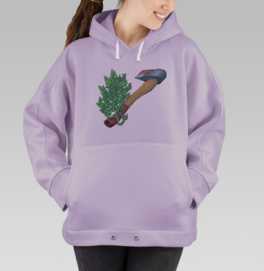 Топор, Hoodie Oversize Fiolet