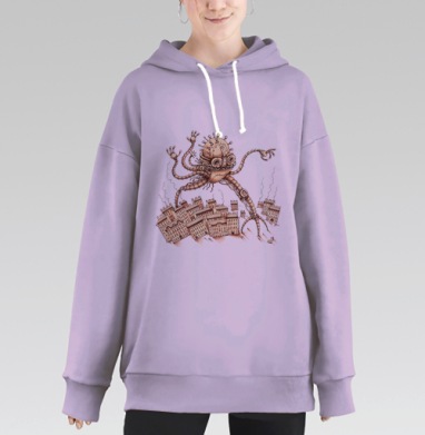 Вторжение, Hoodie Long Oversize Fiolet