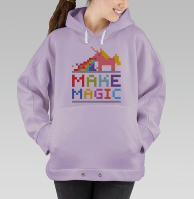 ЮНИКОРН, Hoodie Oversize Fiolet