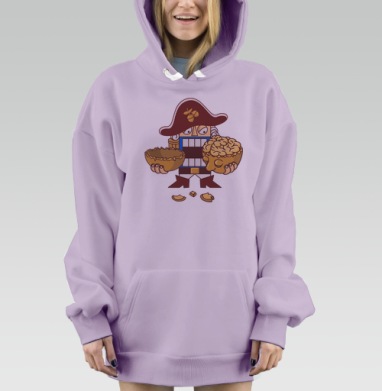 Nutcracker, Hoodie Mjhigh Dig Mel, Fiolet, утепленная