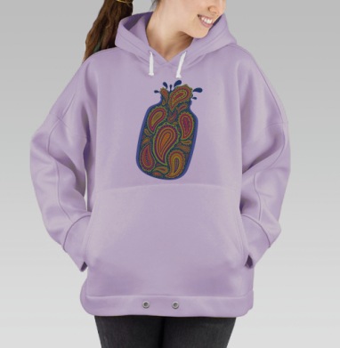 Огурцы, Hoodie Oversize Fiolet