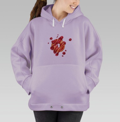 Пышка, Hoodie Oversize Fiolet