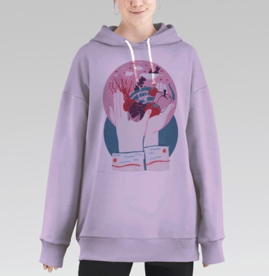 Руки с овощами и зеленью забота о питании и здоровье, Hoodie Long Oversize Fiolet