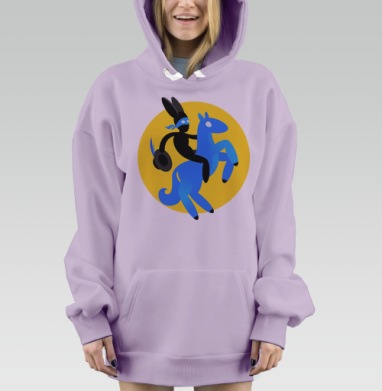 Синийконь, Hoodie Mjhigh Dig Mel, Fiolet, утепленная