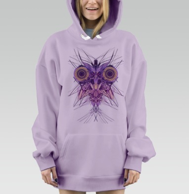 Sva4, Hoodie Mjhigh Dig Mel, Fiolet, утепленная