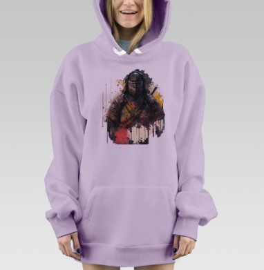 Войн В Доспехах С Огненными Пятнами Огненные Пятна, Hoodie Mjhigh Dig Mel, Fiolet, утепленная