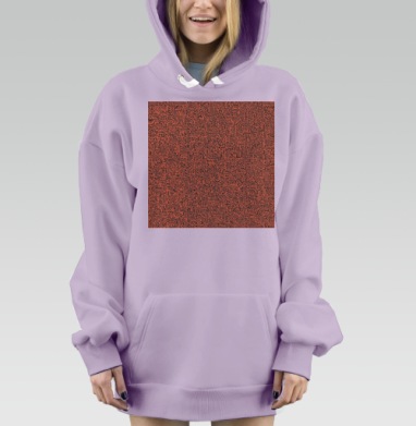Абстрактное движение жизни энергии человечества, Hoodie Mjhigh Dig Mel, Fiolet, утепленная