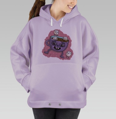 Бассейн кофе, Hoodie Oversize Fiolet