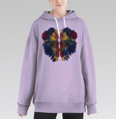 Цвета дыхания, Hoodie Long Oversize Fiolet