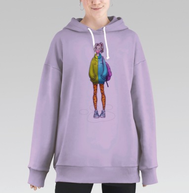 Девяносто второй, Hoodie Long Oversize Fiolet